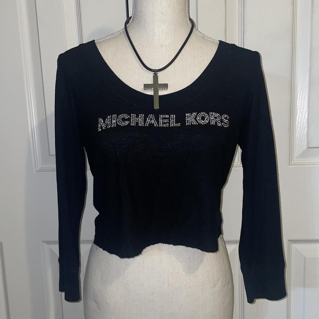 Michael kors t shirt best sale womens silver