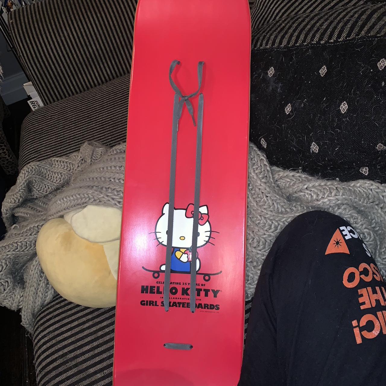 Hello Kitty x Mike Carroll girl skateboard deck... - Depop