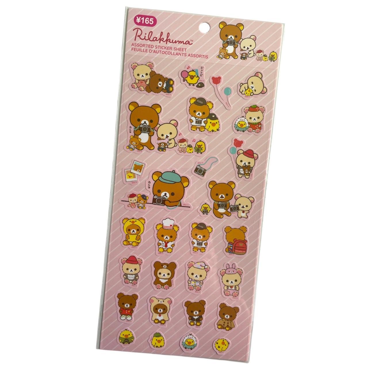 💜 Rilakkuma Strawberry Sticker Sheet (LAST ONE - Depop