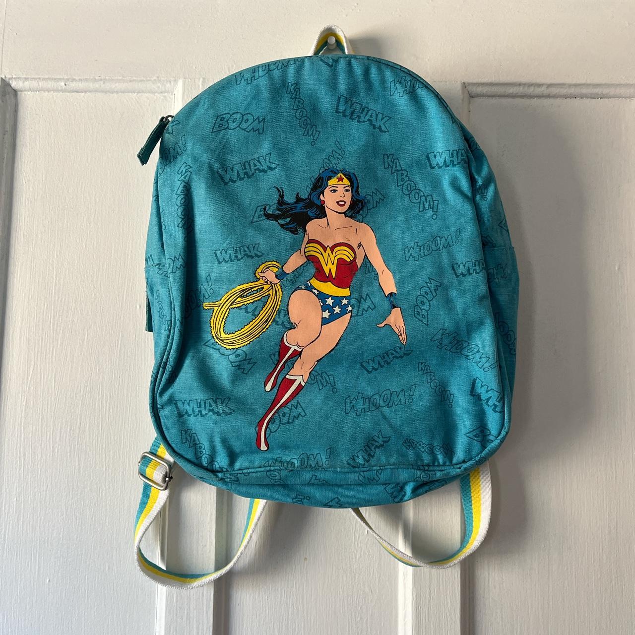 Pottery barn hotsell wonder woman backpack