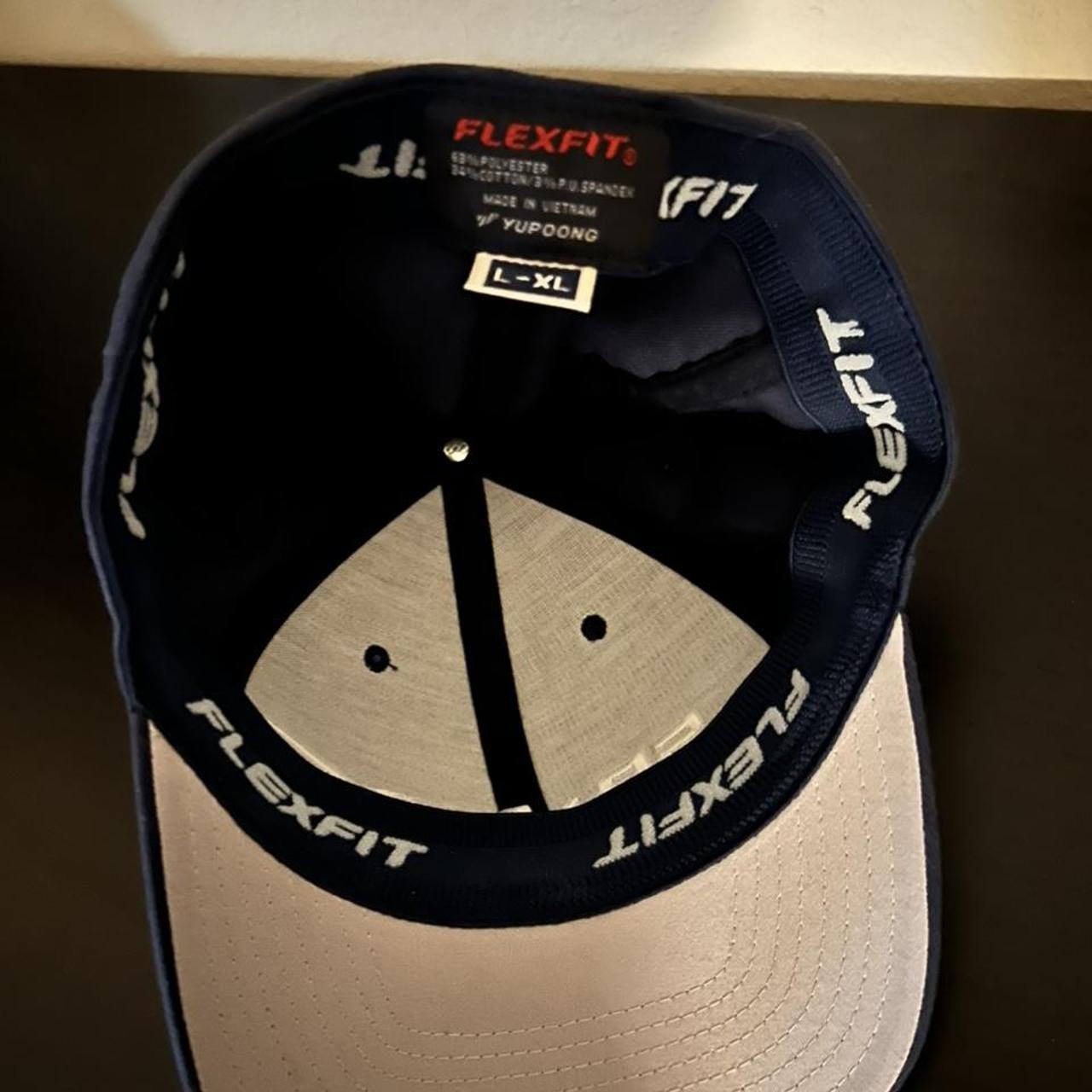 Official SpaceX navy logo flex fit hat Size L/XL... - Depop