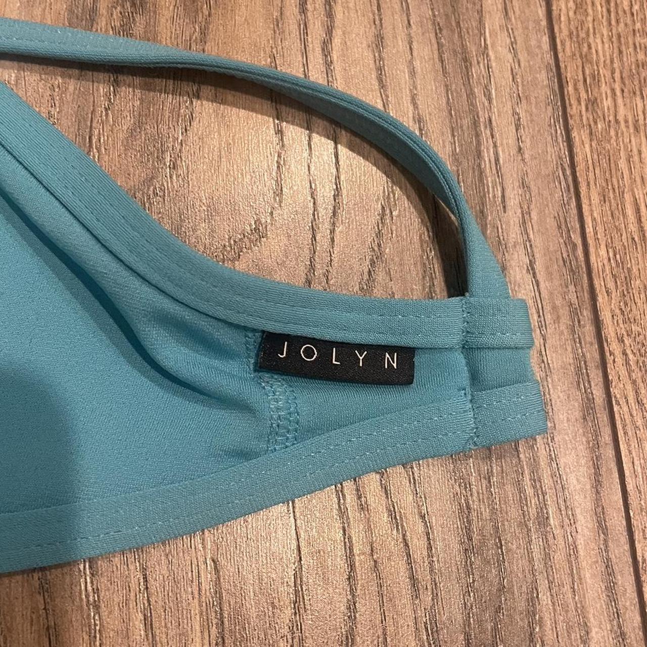 Teal Jolyn Bikini Top Free shipping! Size medium,... Depop