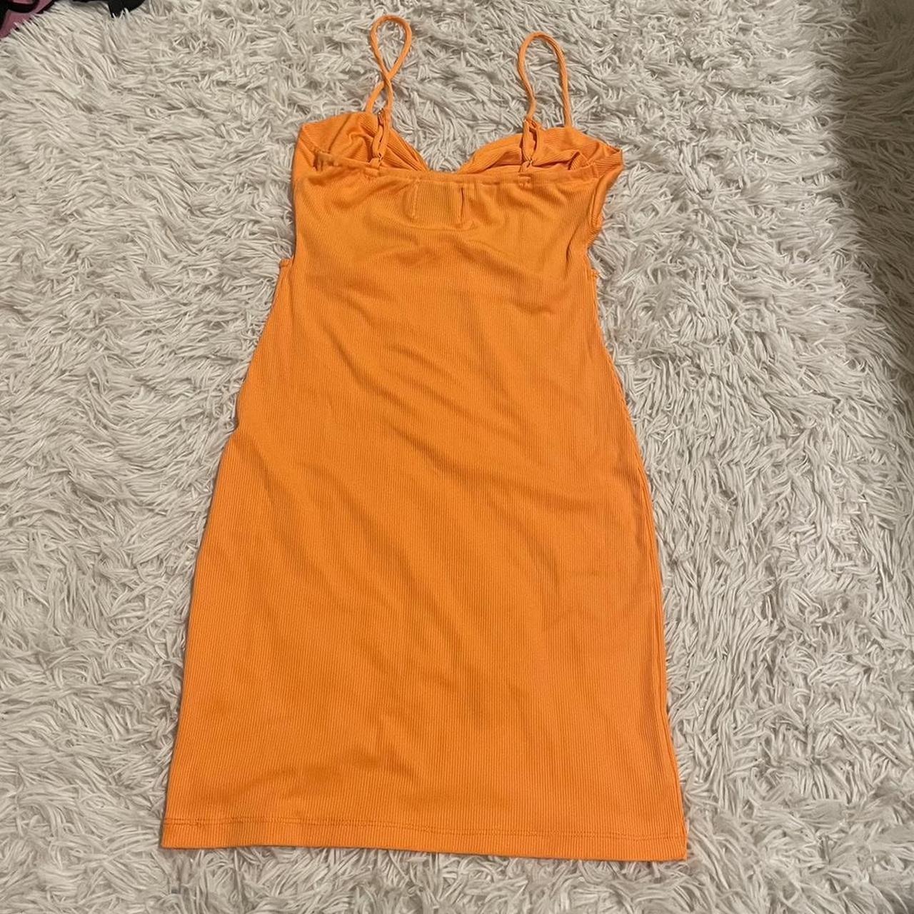 Princess Polly Orange Marissa Mini Dress with... Depop