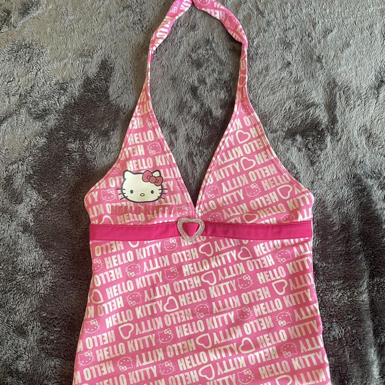 Sold💗💗hello Kitty Tank Top Very Barbie Aesthetic Depop