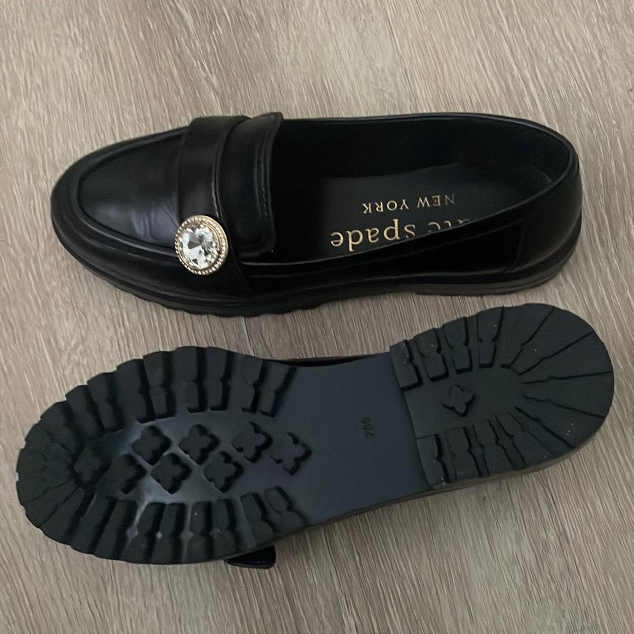 kate spade white loafers