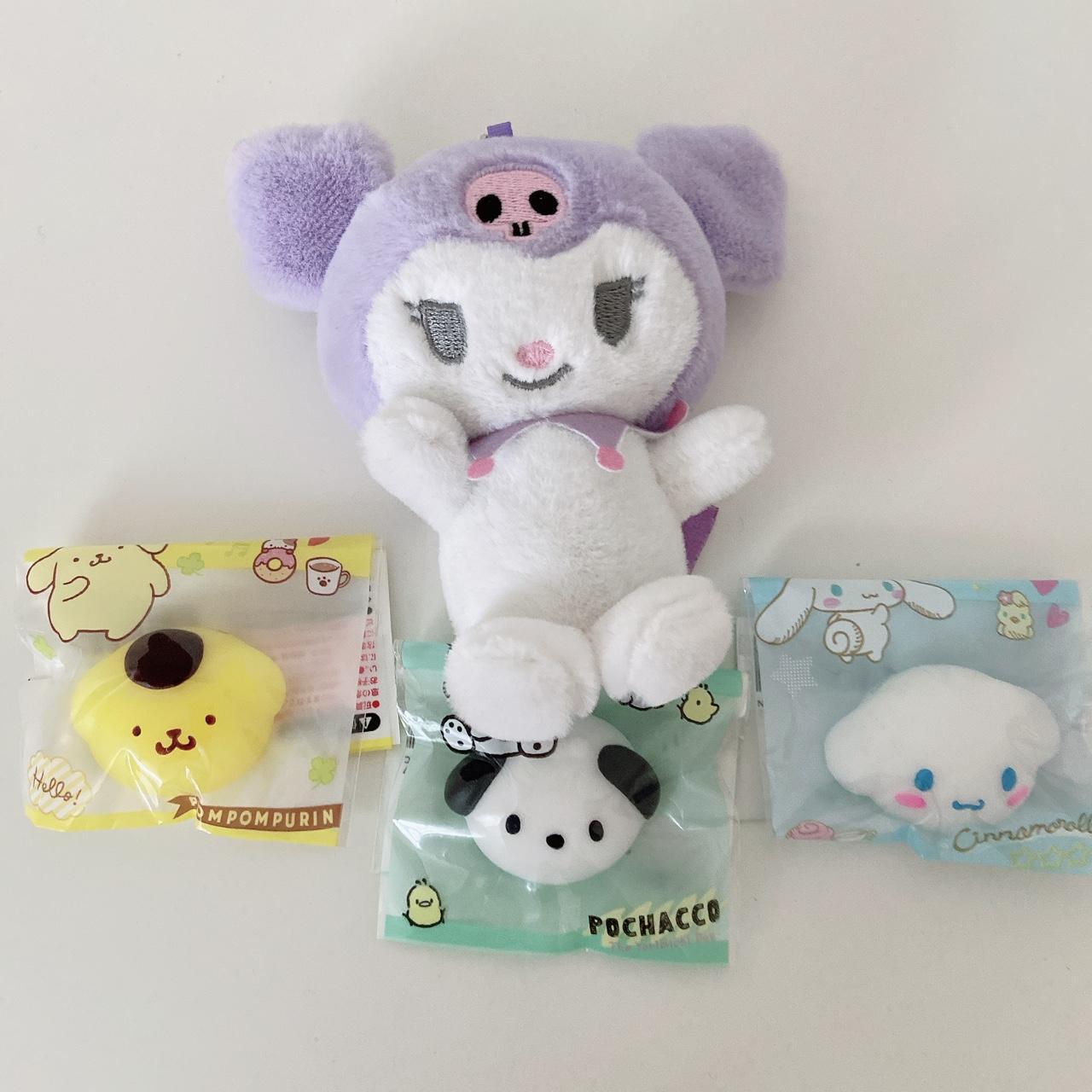 Cute Sanrio Bundle - Kuromi Plush, Cinnamoroll... - Depop