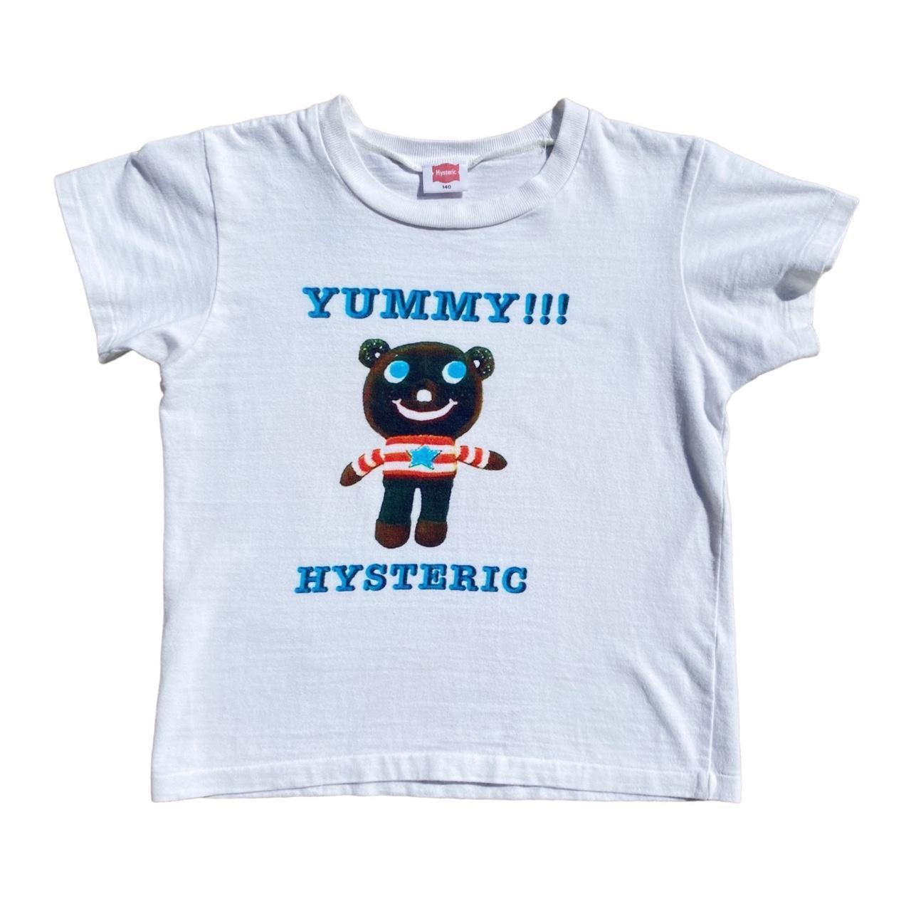 hysteric glamour donut bear 'yummy' t-shirt this is... - Depop