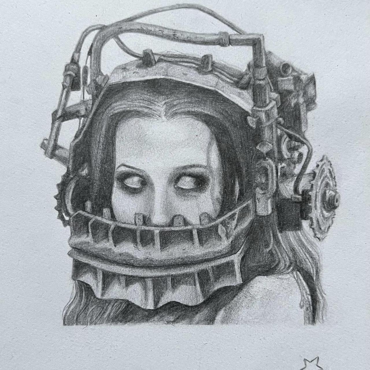 SAW Amanda Young art print ☆ Pencil illustration... - Depop