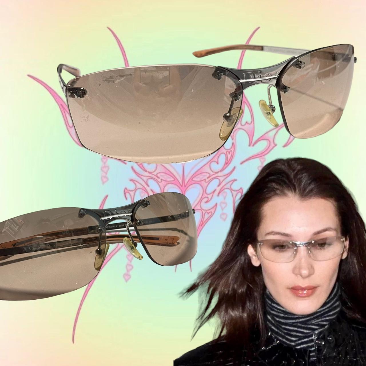 Christian dior 2024 rimless sunglasses