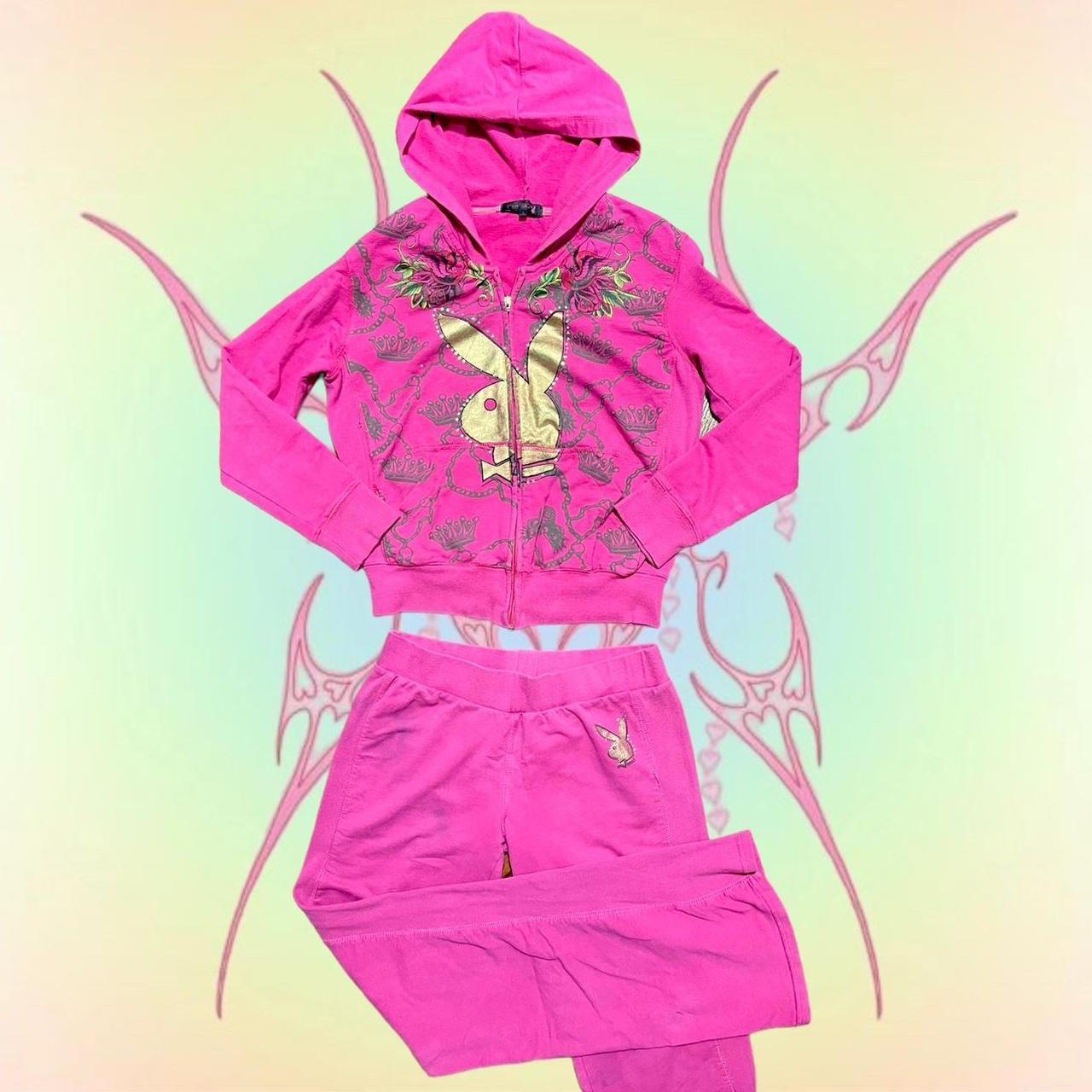 Y2K Playboy Pink Tracksuit Set Vintage Playboy Pink. Depop