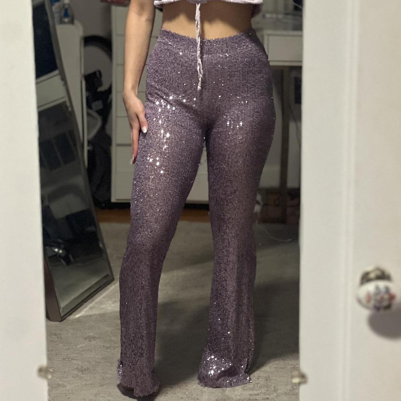 Forever 21 sequin pants Worn once