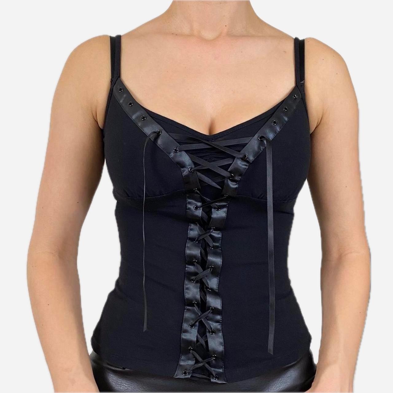 Y2K silk LA PERLA bustier top, 2000s pearl choker halter top, vintage mesh  lingerie corset bra top, 90s designer camisole 34B