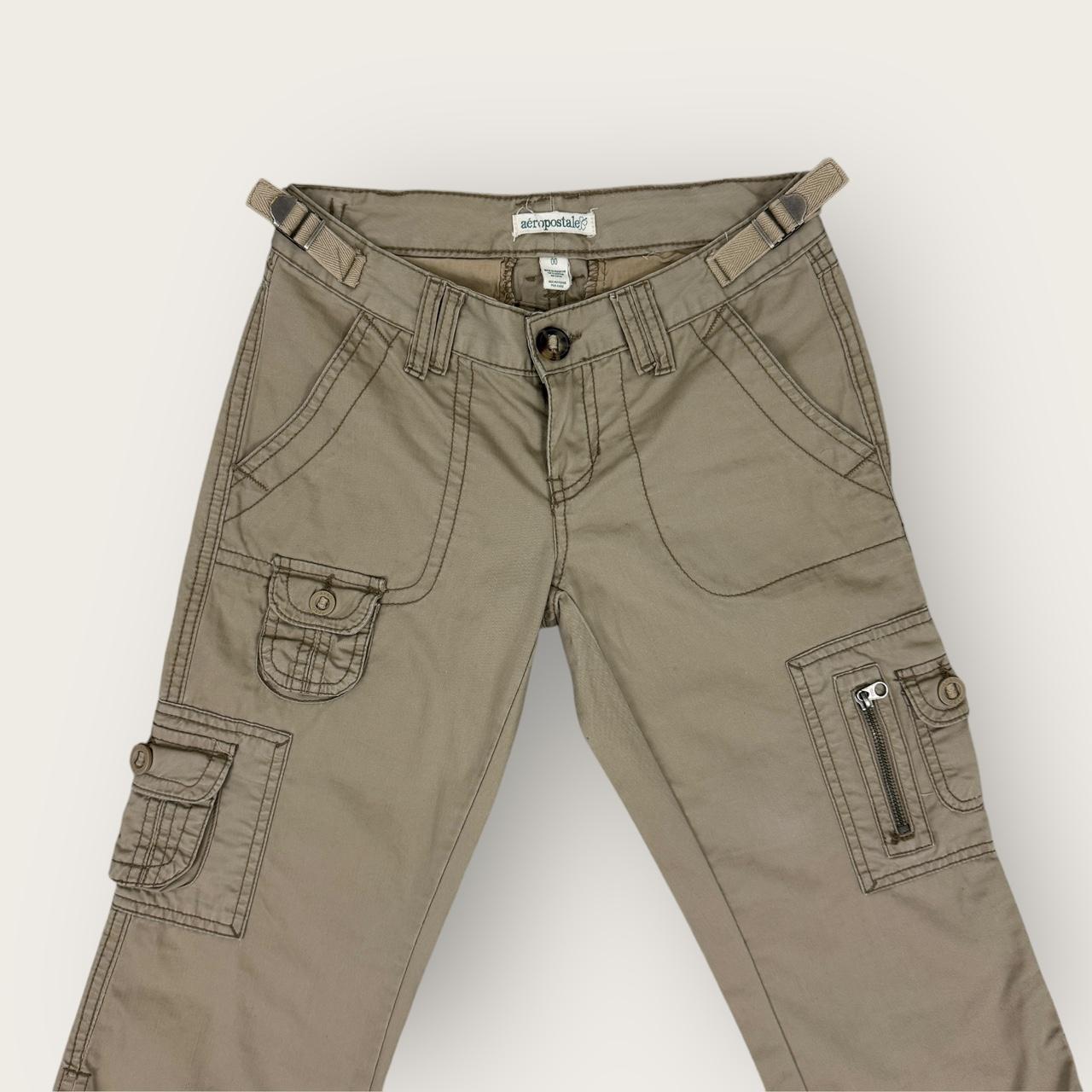 Aeropostale Women's Low rise Capri Pants Tan/Brown XXS