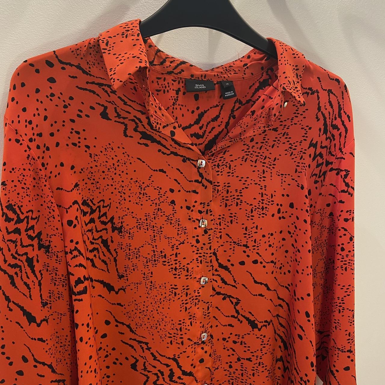 RIVER ISLAND PATTERN SHIRT 💗size 10 💗 so comfy 💗... Depop