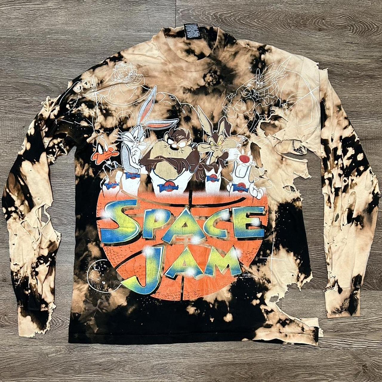 Vintage 1996 good Space Jam Long-Sleeve T-Shirt