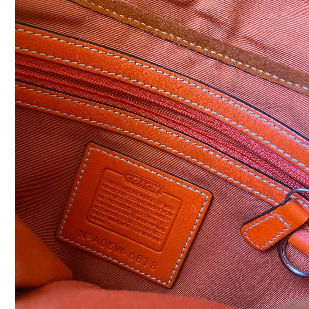 The most beautiful orange coach purse Has some... - Depop