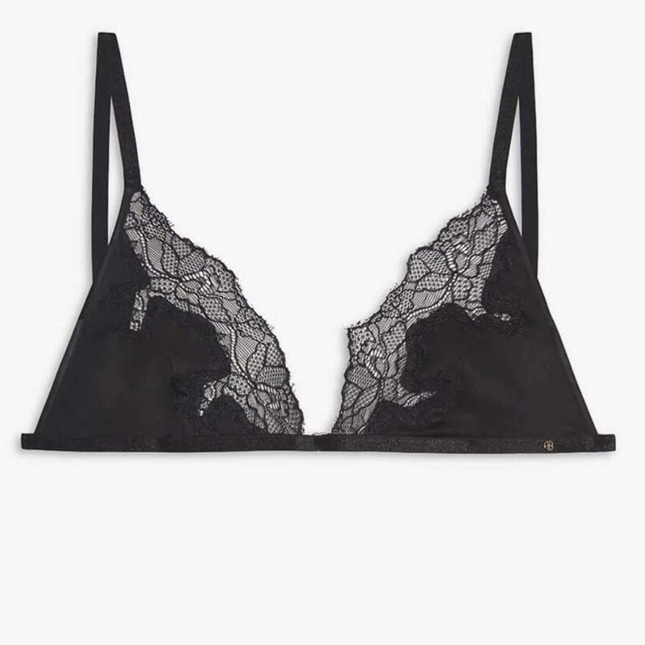 ANINE BING Women's Black Bra | Depop