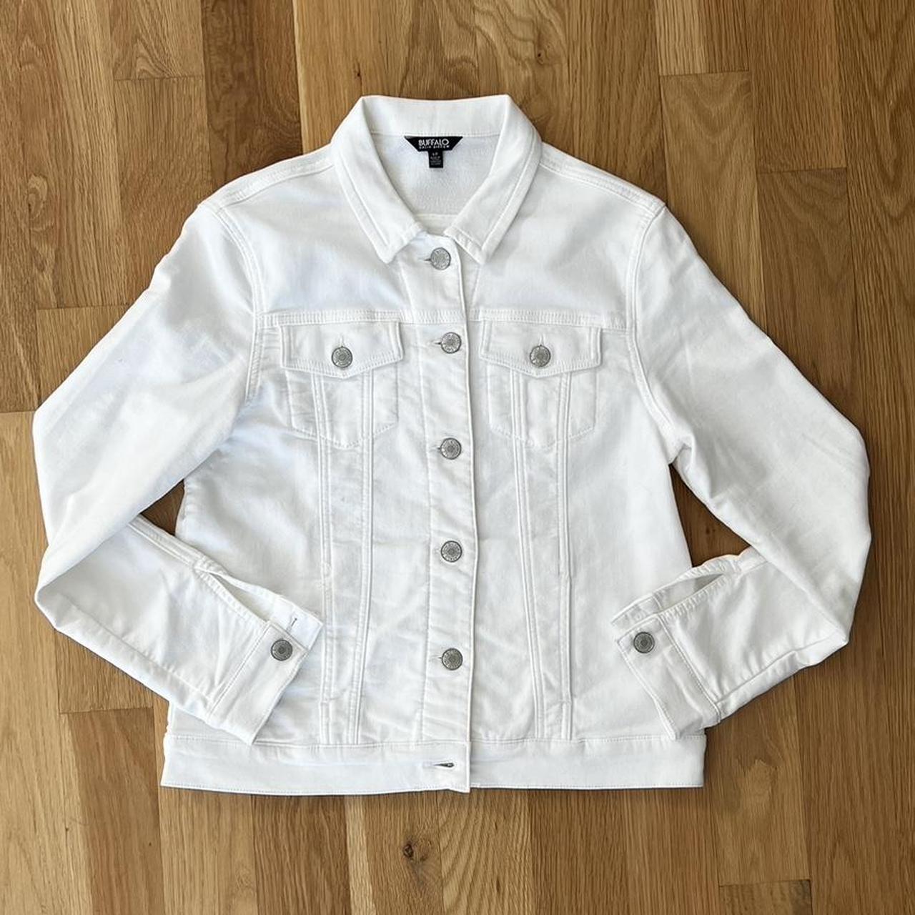 Buffalo david bitton shop white jean jacket