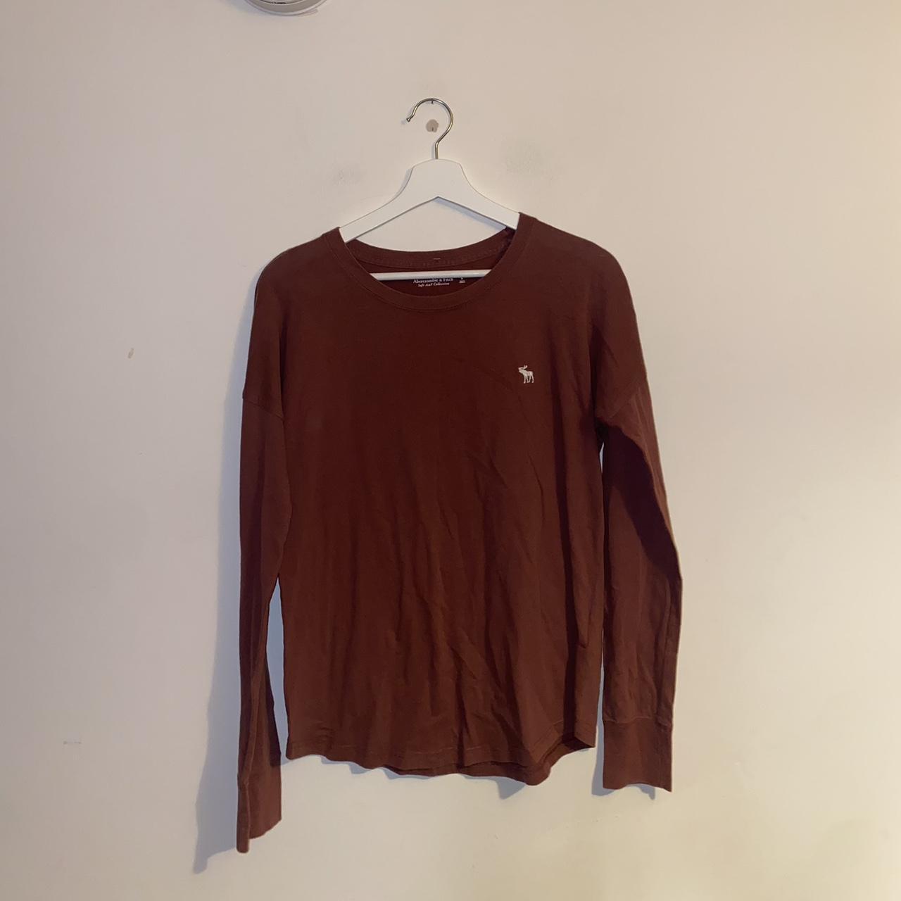 Abercrombie Fitch T Shirt Long Sleeve Size Small Depop