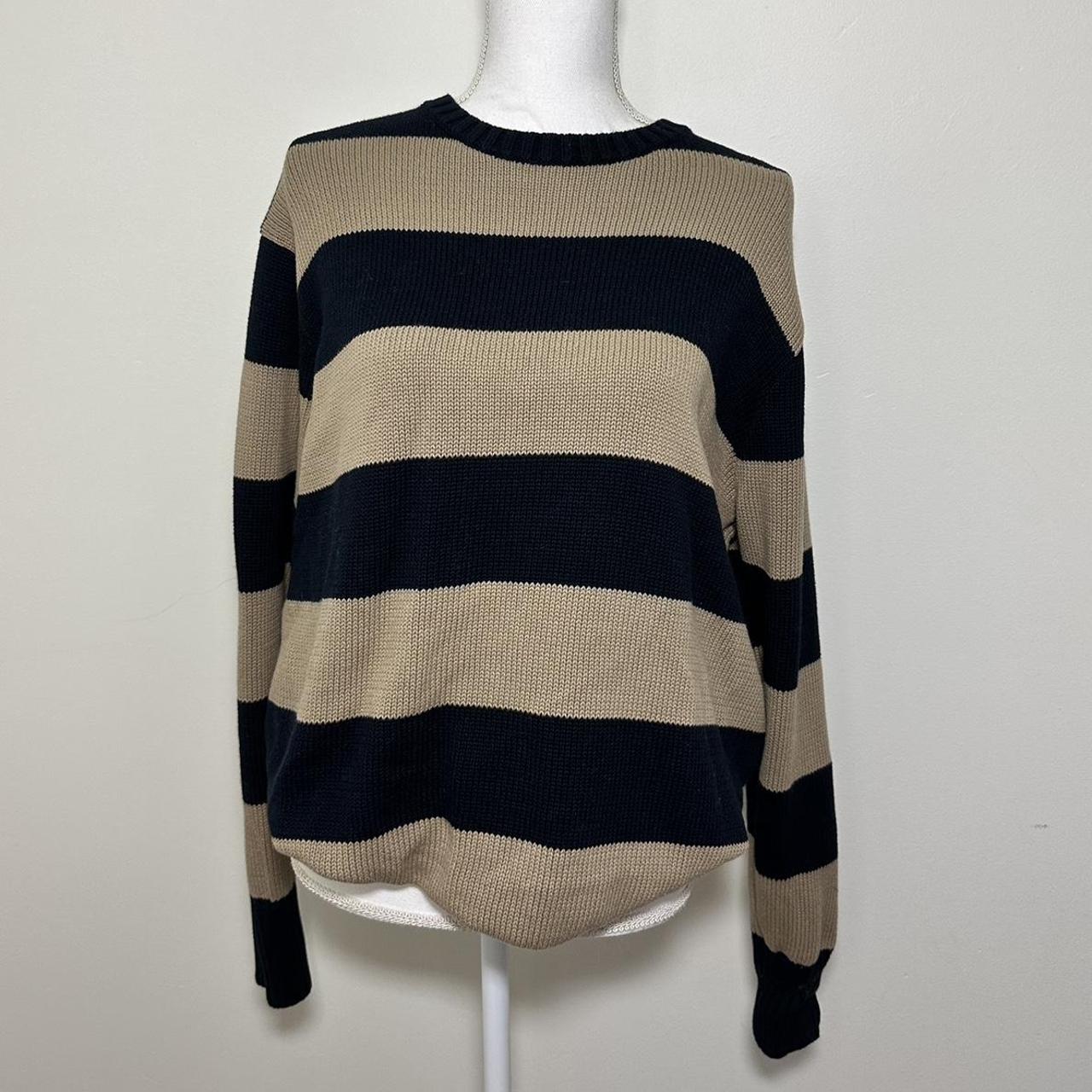 Brandy Melville Brianna Knit Stripe Sweater Color:... - Depop