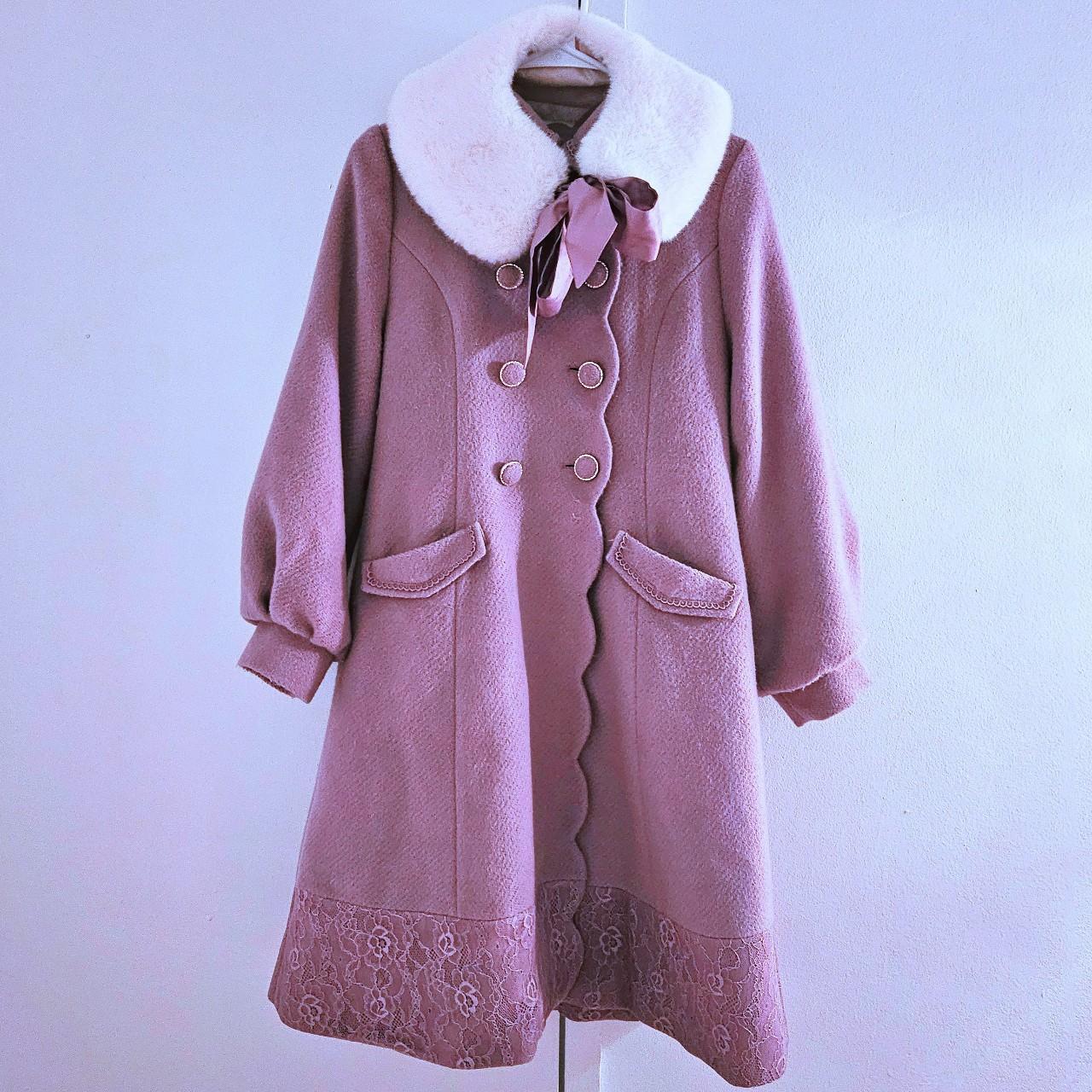 axes femme coquette gyaru pea coat amazing coat... Depop