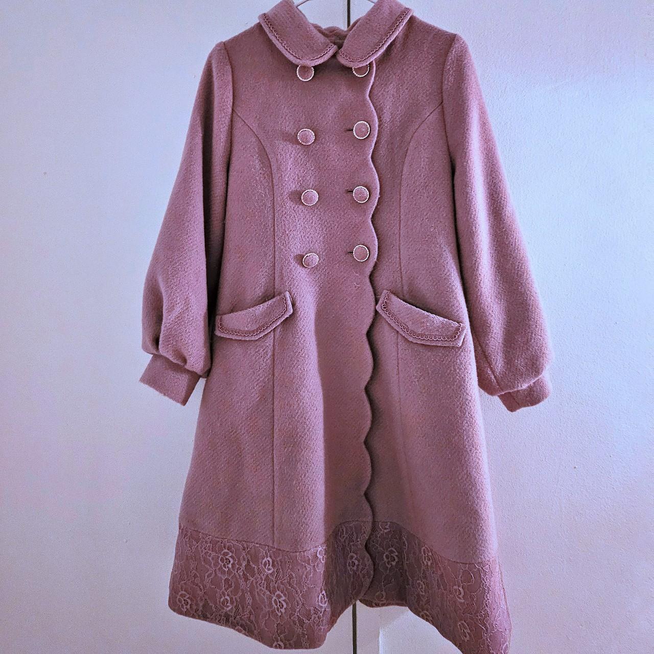 axes femme coquette gyaru pea coat amazing coat... Depop