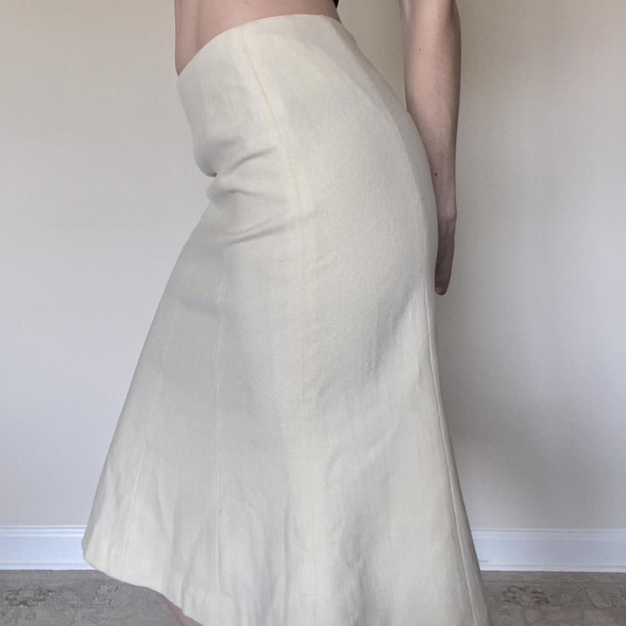 Women's Cream Skirt (2)