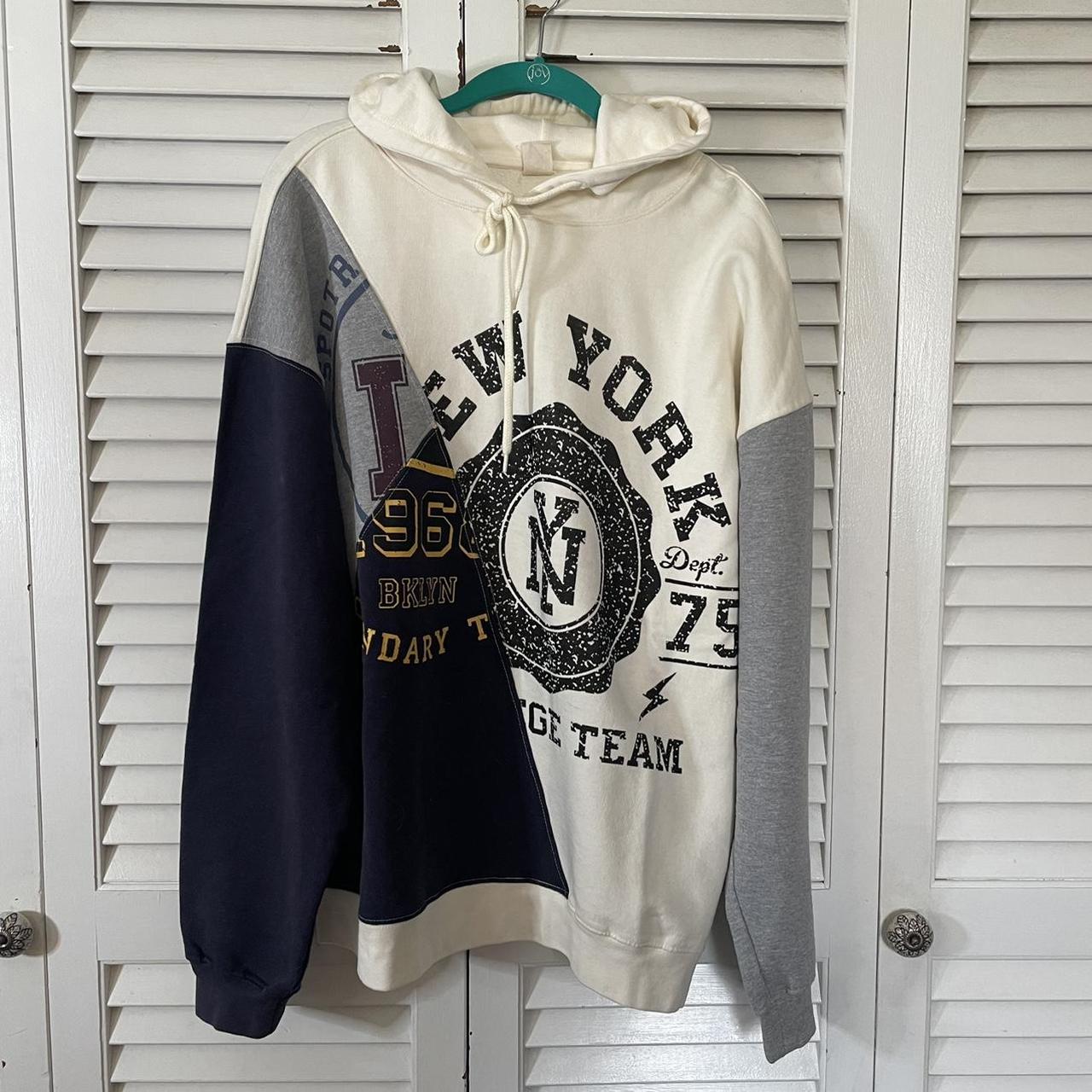 New York Colorblock Hoodie Sweatshirt