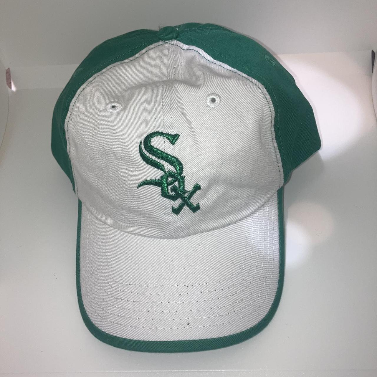 New Era Men's Gray Chicago White Sox Throwback Logo Green