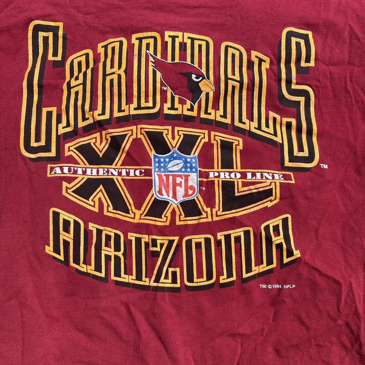 Vintage 1994 Arizona Cardinals NFL Football Graphic T-Shirt - Size XL -  Rare!