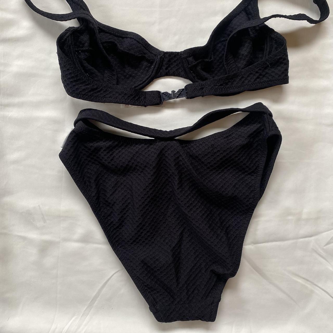 Emporio Armani black bikini ♥️🇺🇸$144 🇬🇧£116... - Depop