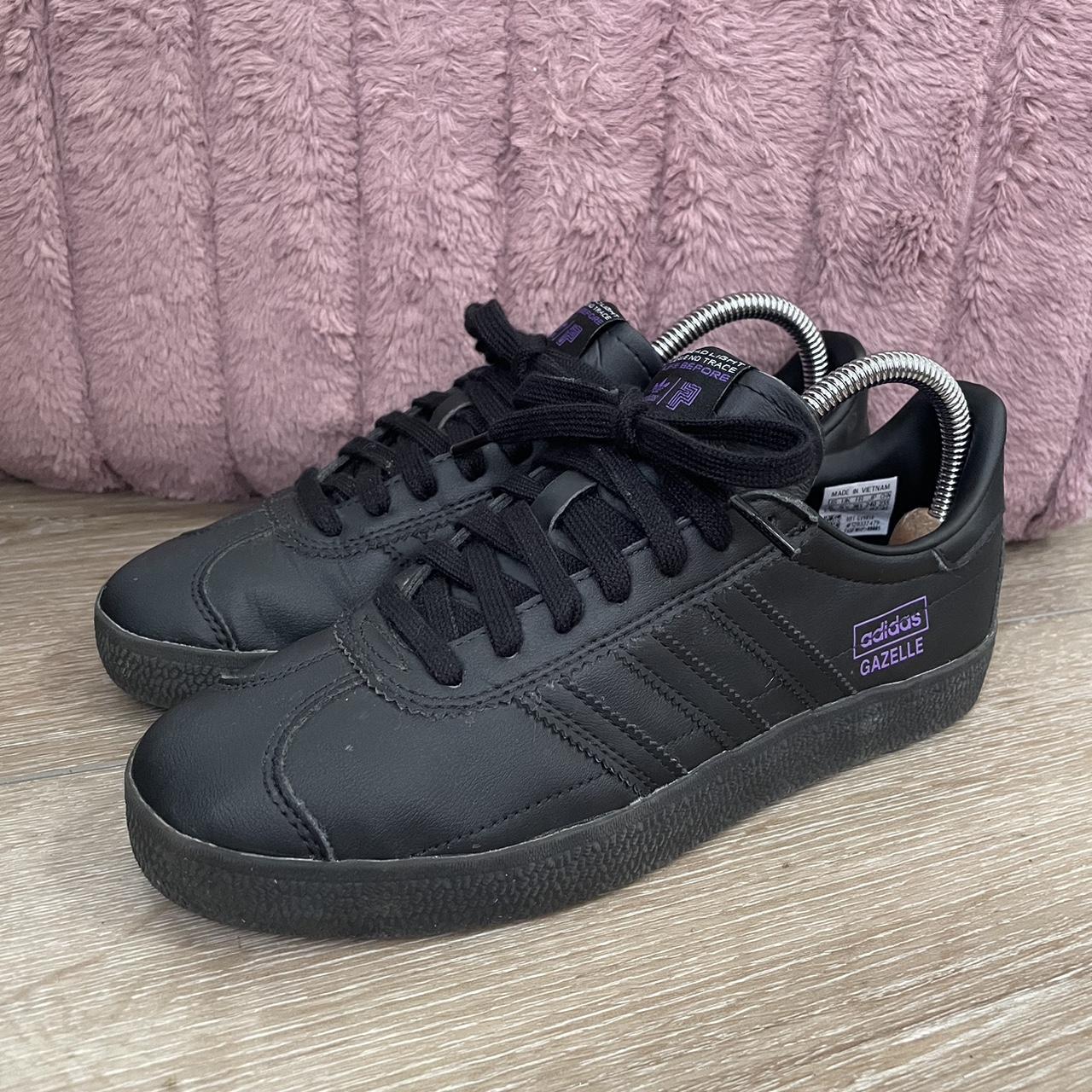 Adidas Men's Black and Purple Boots