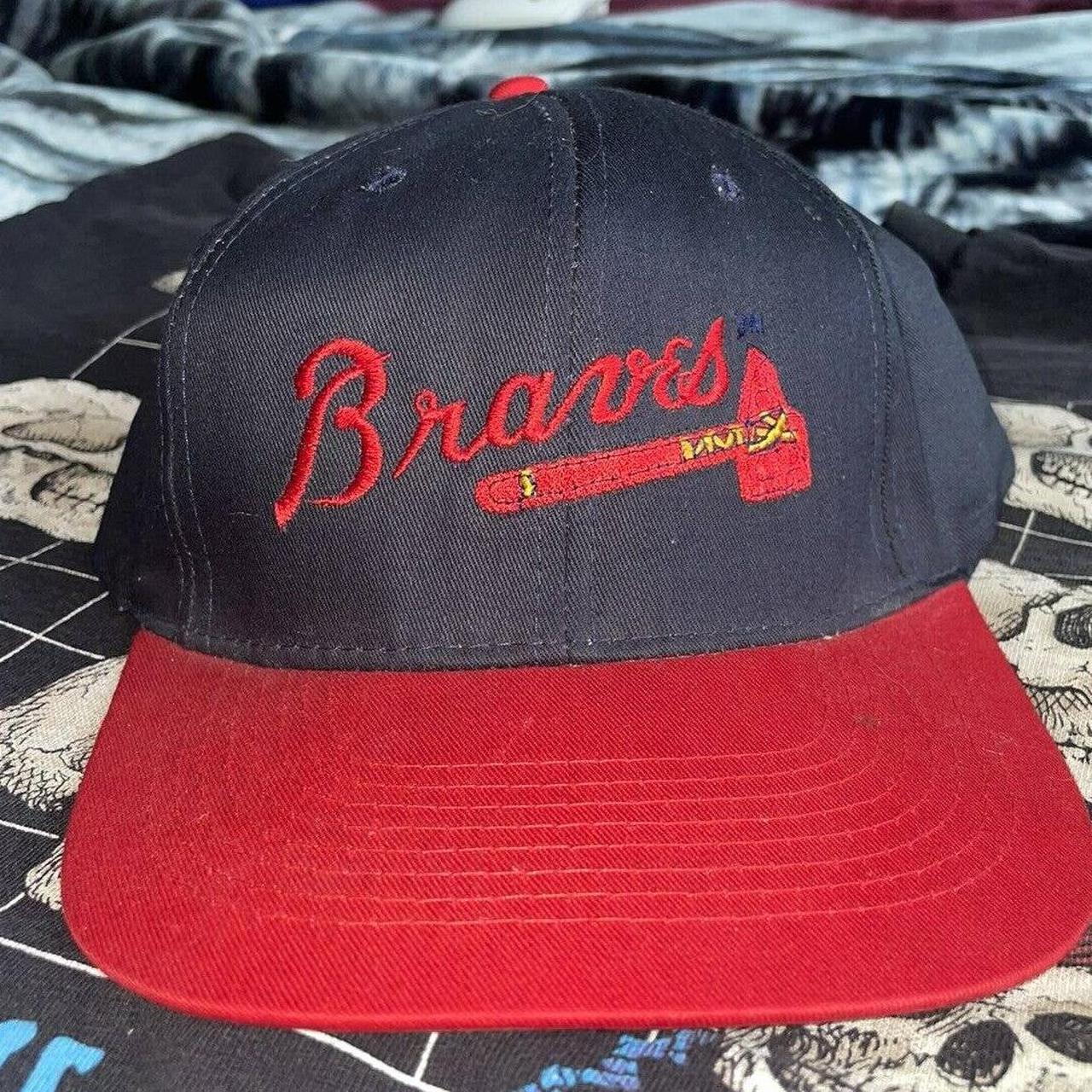 Vintage Atlanta Braves Hat. Cool Hat, in great - Depop