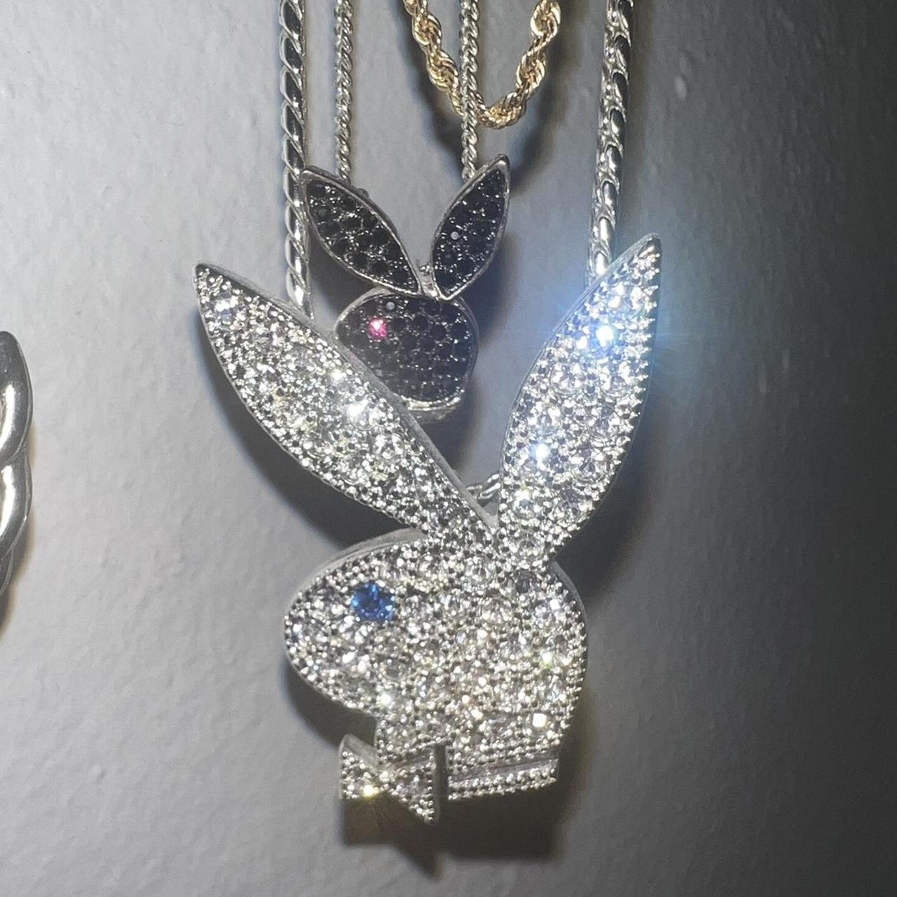 Diamond playboy 2025 bunny necklace