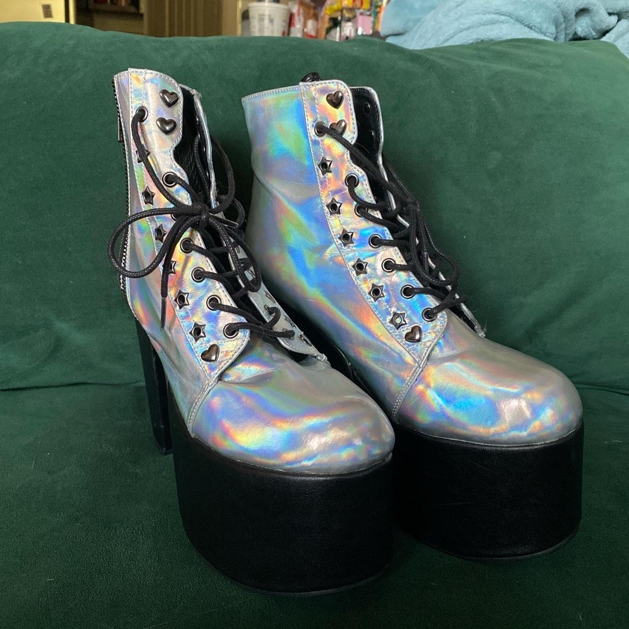 holographic demonia boots