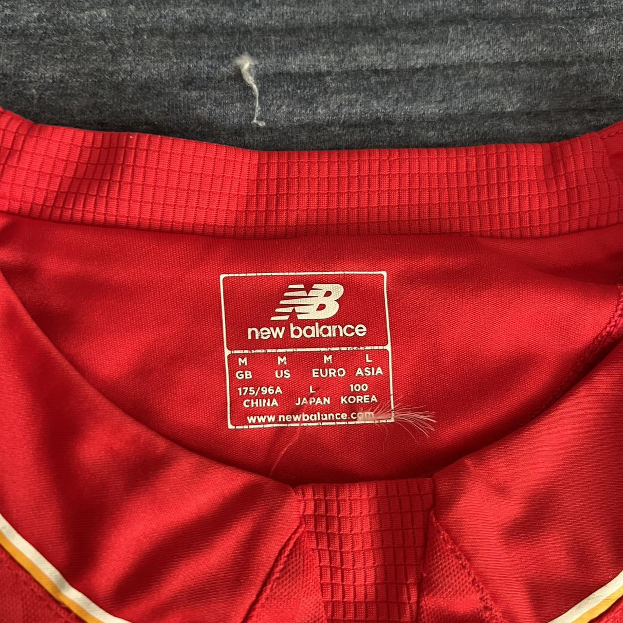 Liverpool New Balance Soccer Jersey. Great condition... - Depop