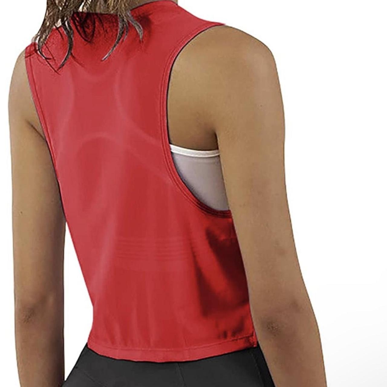 Women's Red Vest Depop