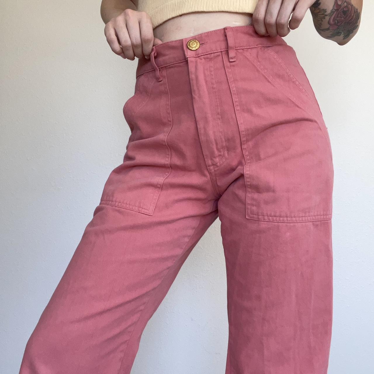 Big Bud Press Work Pants Salmon colored big bud... Depop