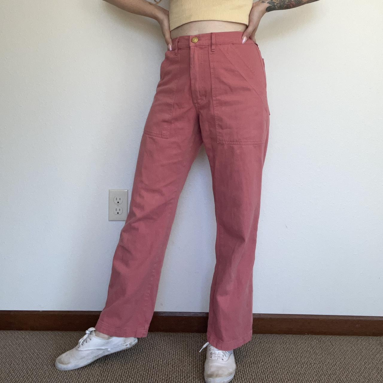 Big Bud Press Work Pants Salmon colored big bud... Depop