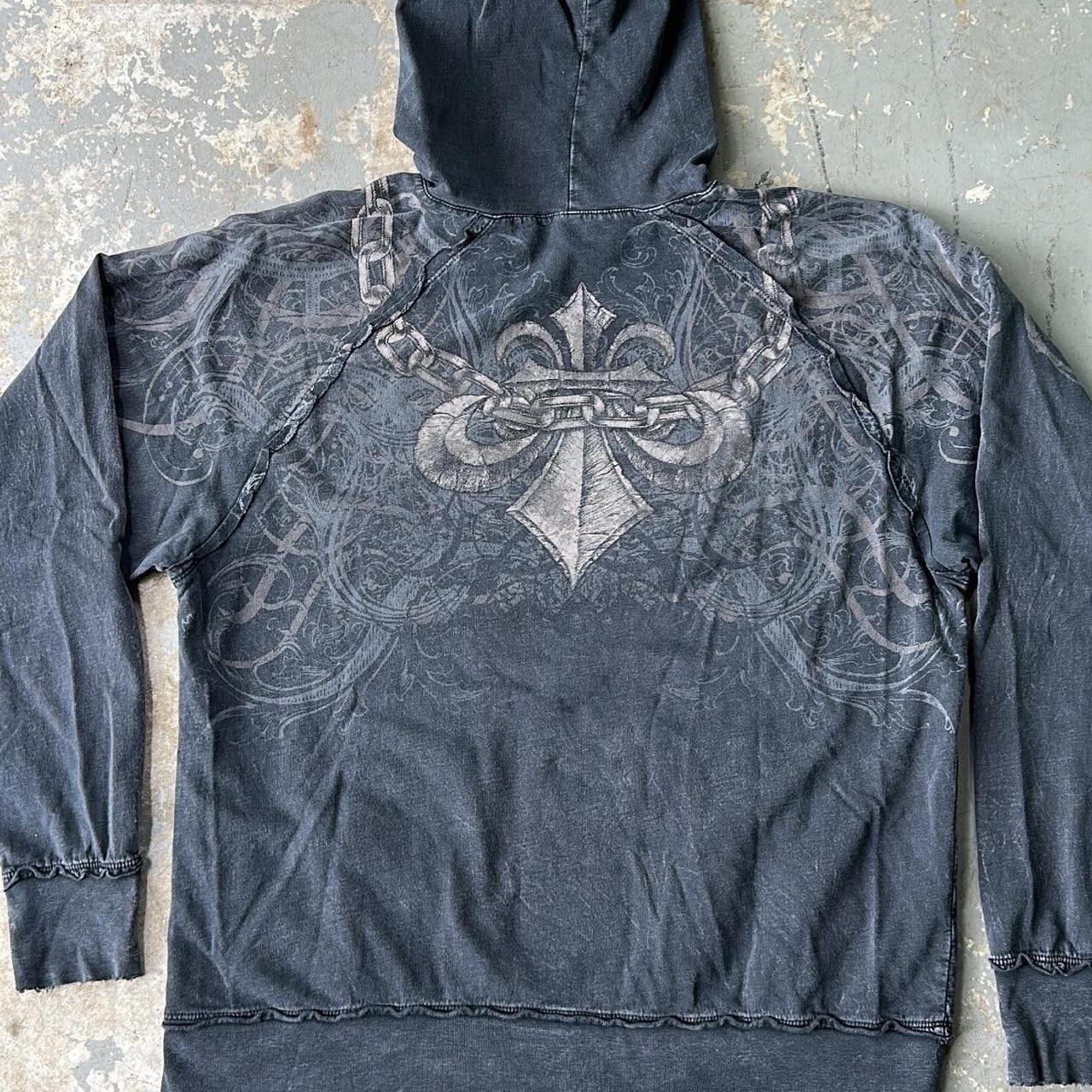 Affliction Men's Hoodie | Depop