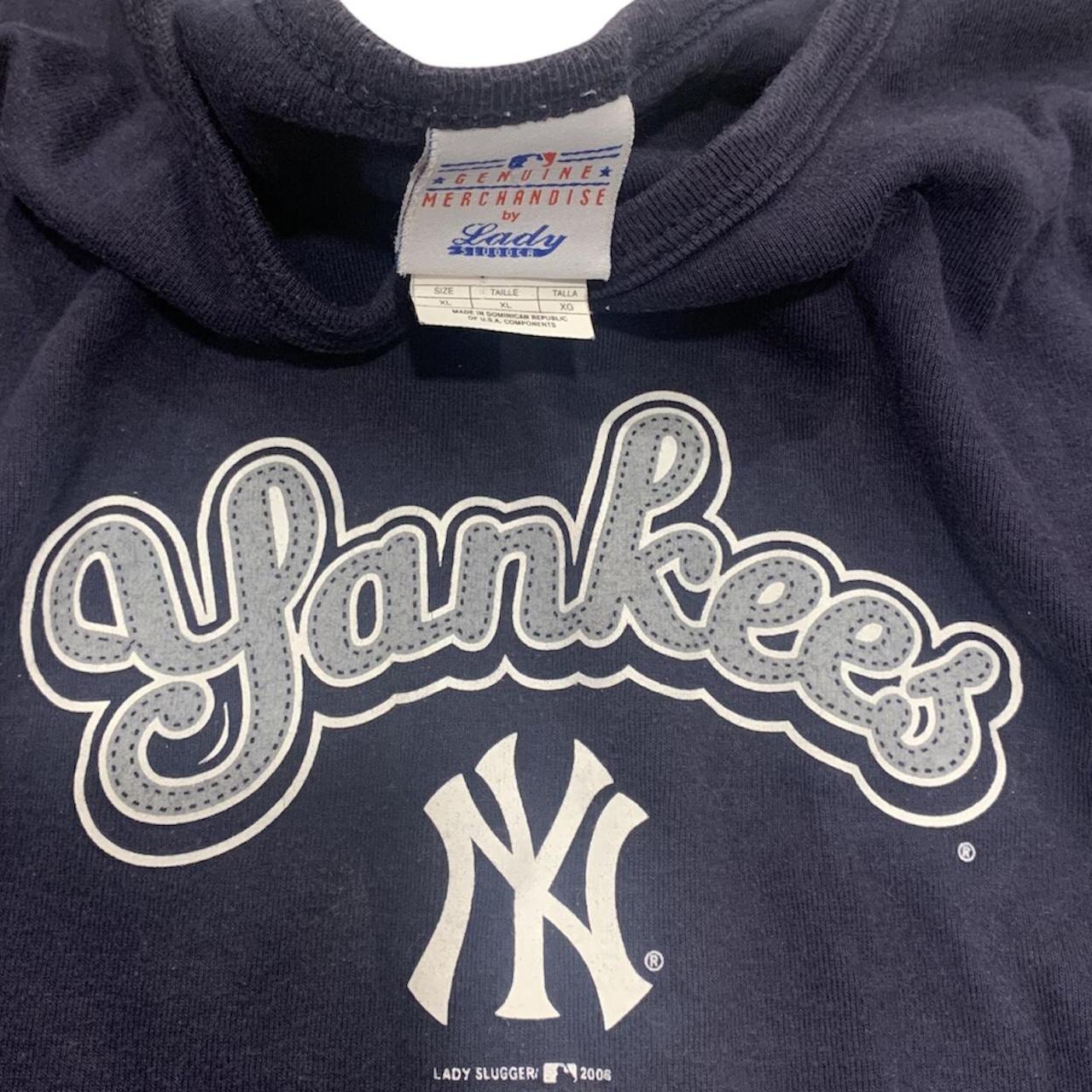 New, Genuine Merchandise By Lady Slugger New York Yankee Shirt Size L