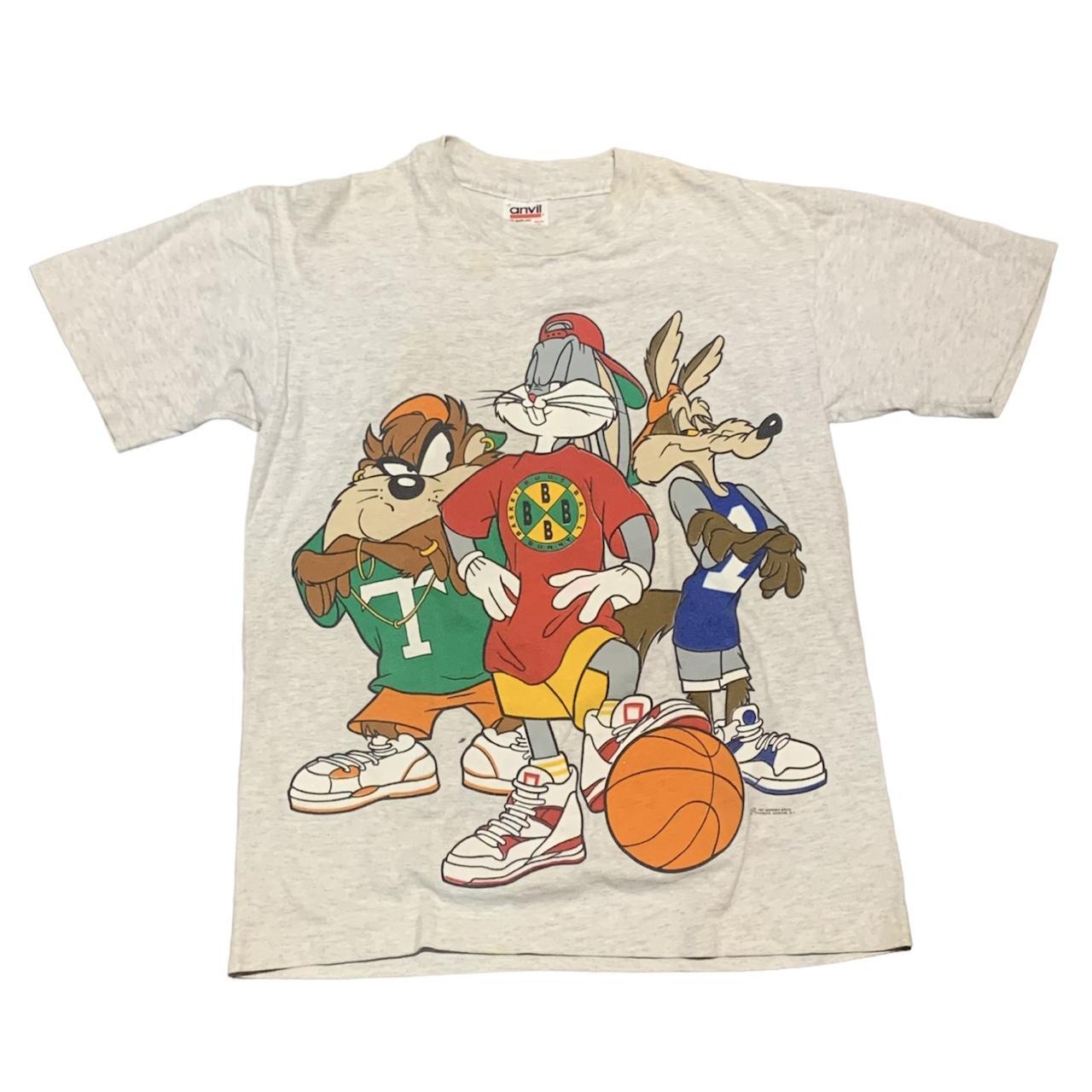Looney Tunes Vintage Cross Colors Graphic T-shirt •... - Depop