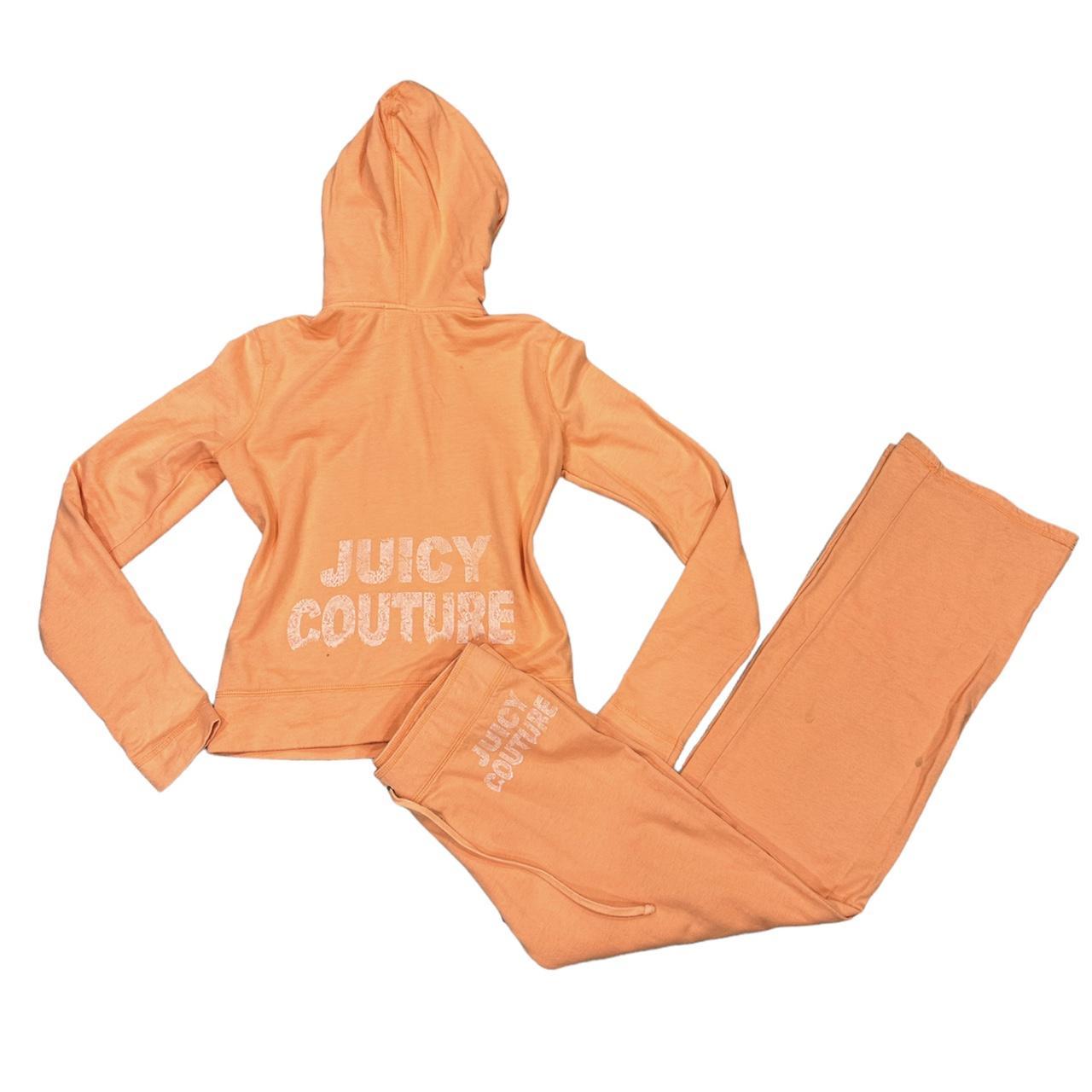 Juicy Couture Coral Orange Tracksuit Set ♡... Depop