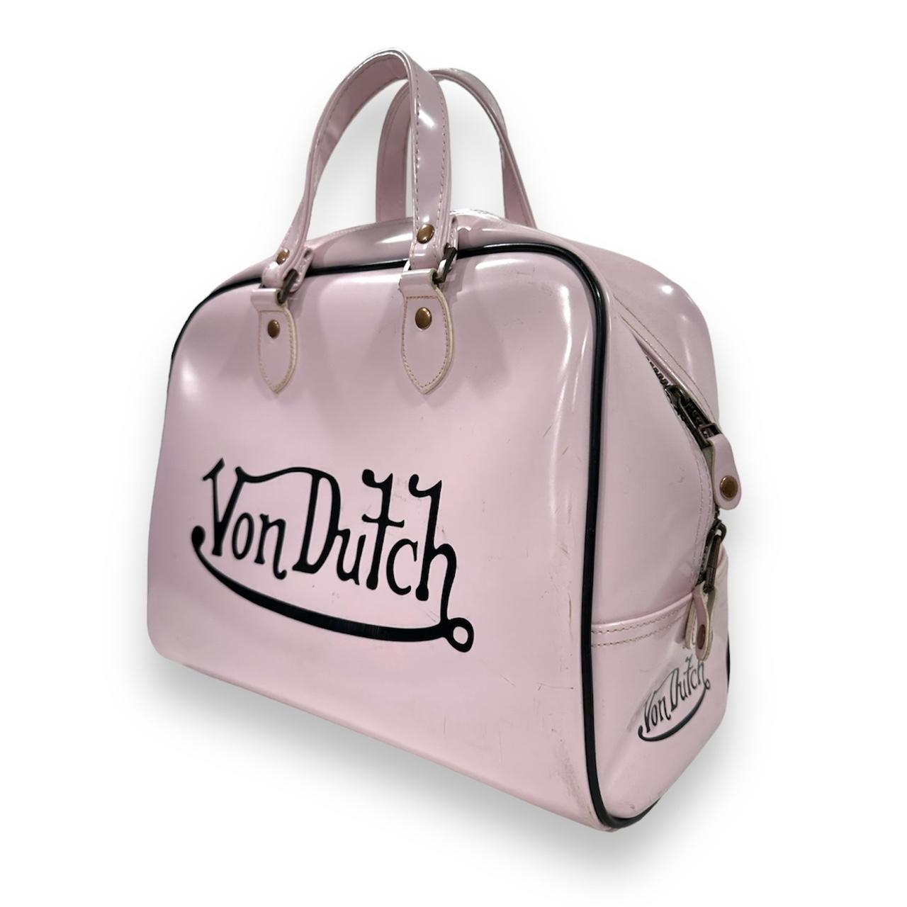 Von Dutch Pink Bowling Bag Purse Condition