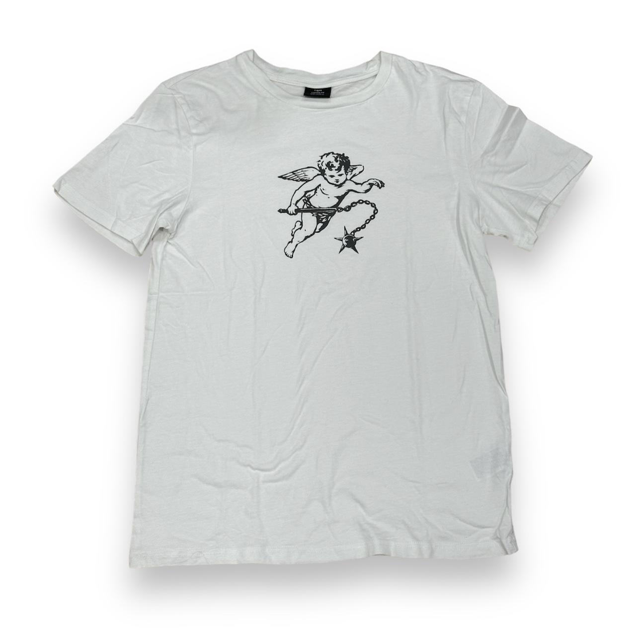 T Bar x Cotton On Angel White Tshirt ♡ Condition... Depop