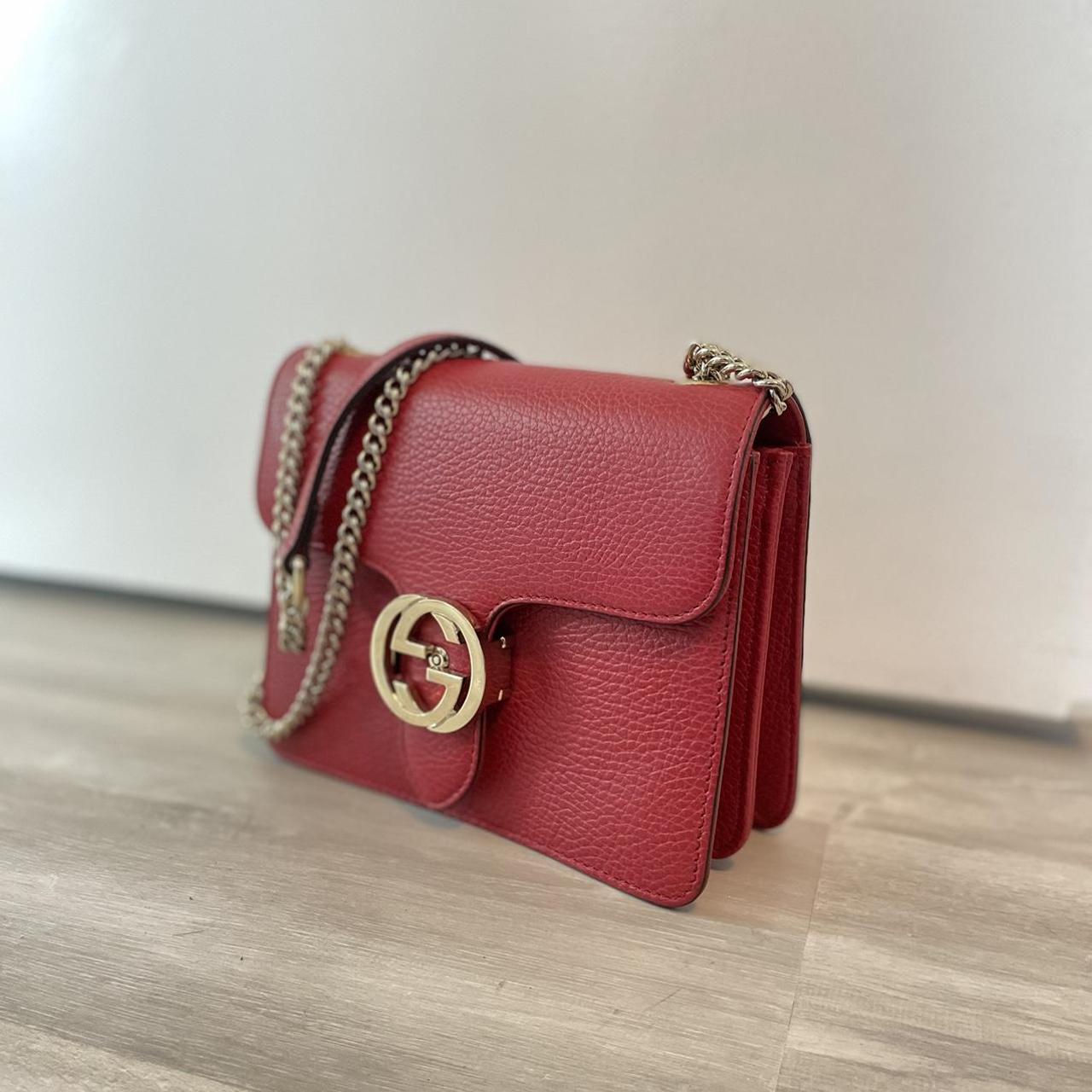 Gucci Women's Red Bag | Depop