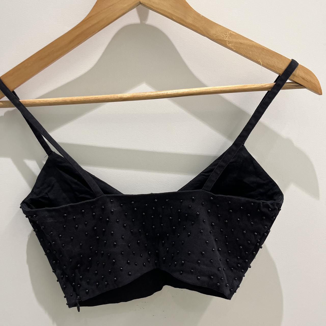 Paloma Knit Cropped Tank ブラック　フリーサイズ エルメスシルクジャージスカーフPaloma Knit Cropped Tank