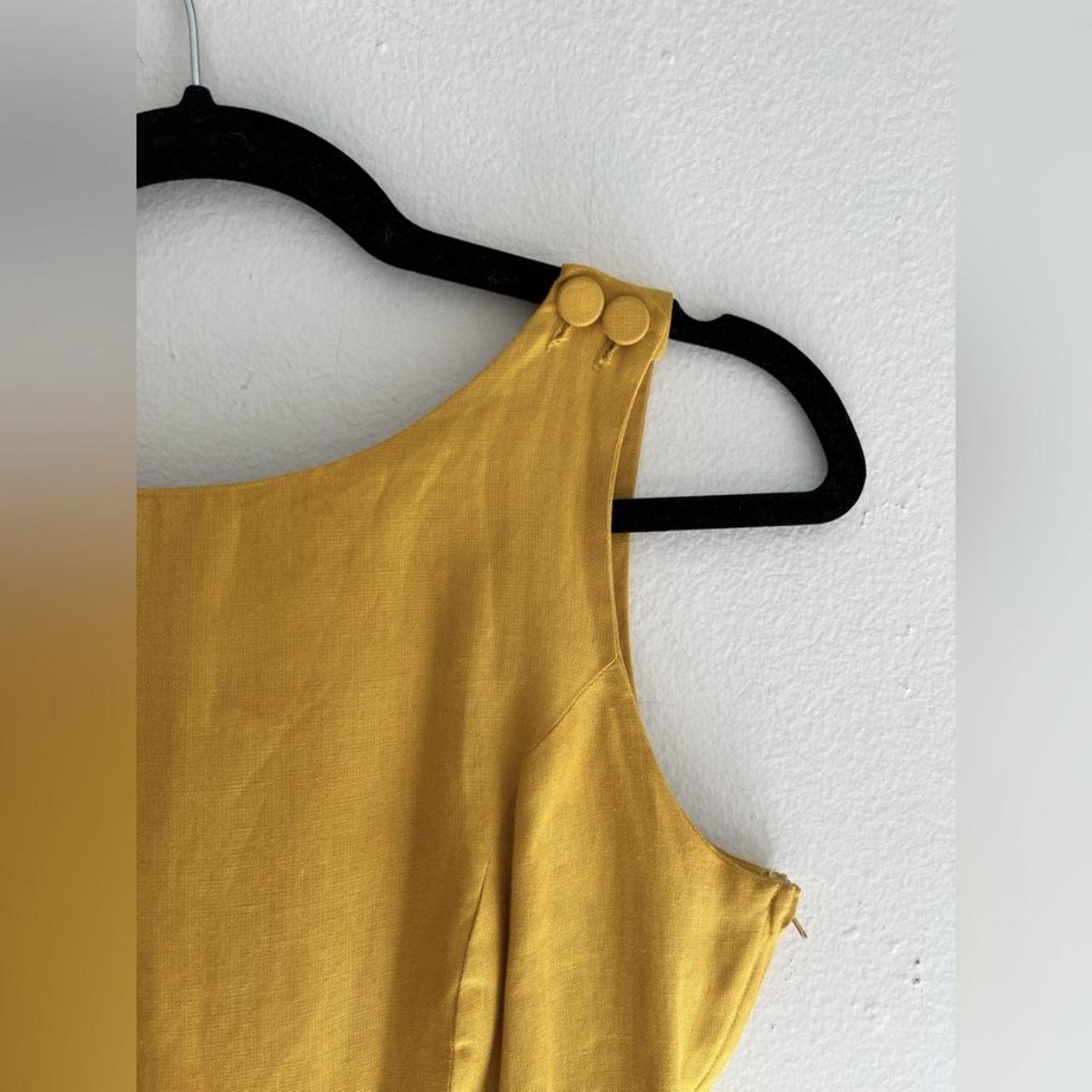 Albert Nipon Women's Midi Dress - Yellow - XS – 1… - image 4