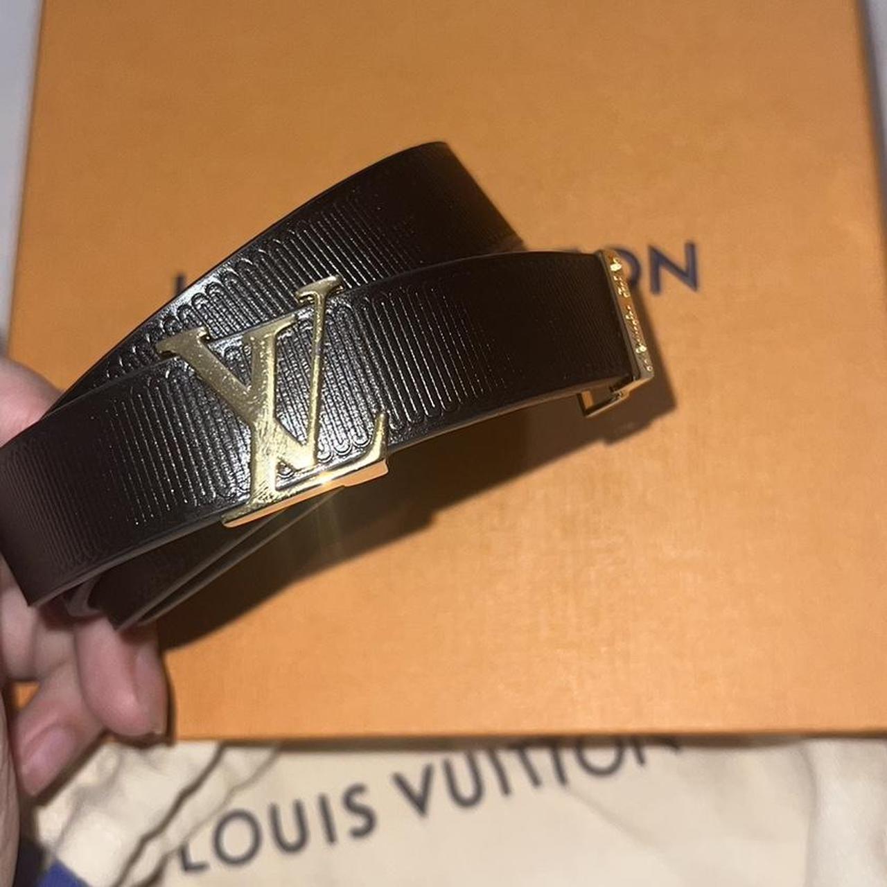 Louis Vuitton belt reversible LV INITIALES 30MM - Depop