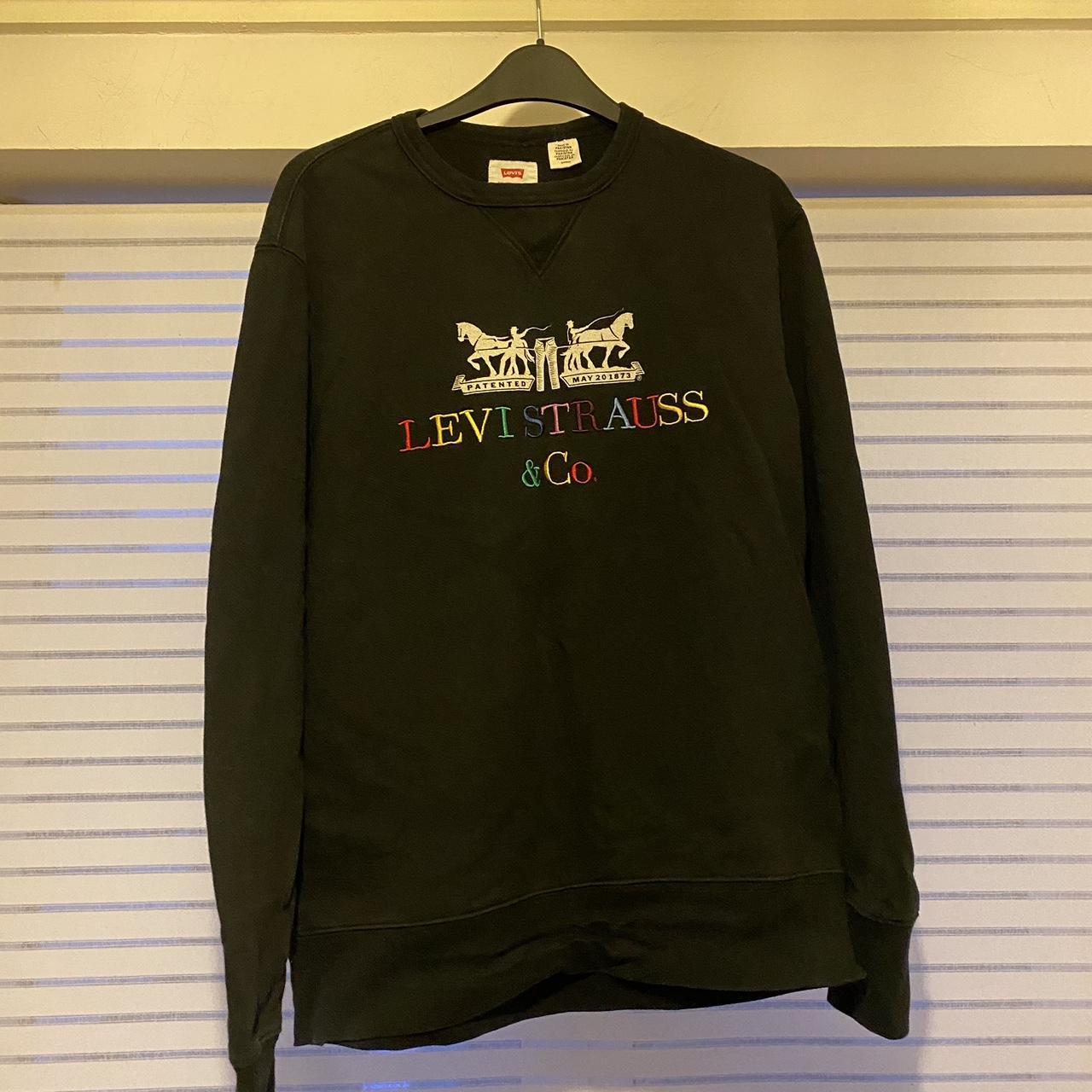 Small Levi’s jumper with multi colour logo,